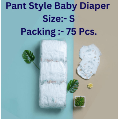 Baby Diaper 75 pcs - S (small)