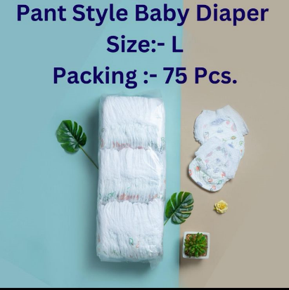 Baby Diaper 75 pcs - L (Large)