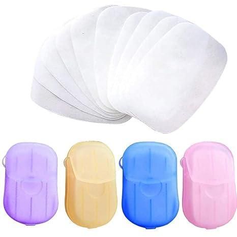 3 Pcs Portable Disposable Mini Scented Paper Soap