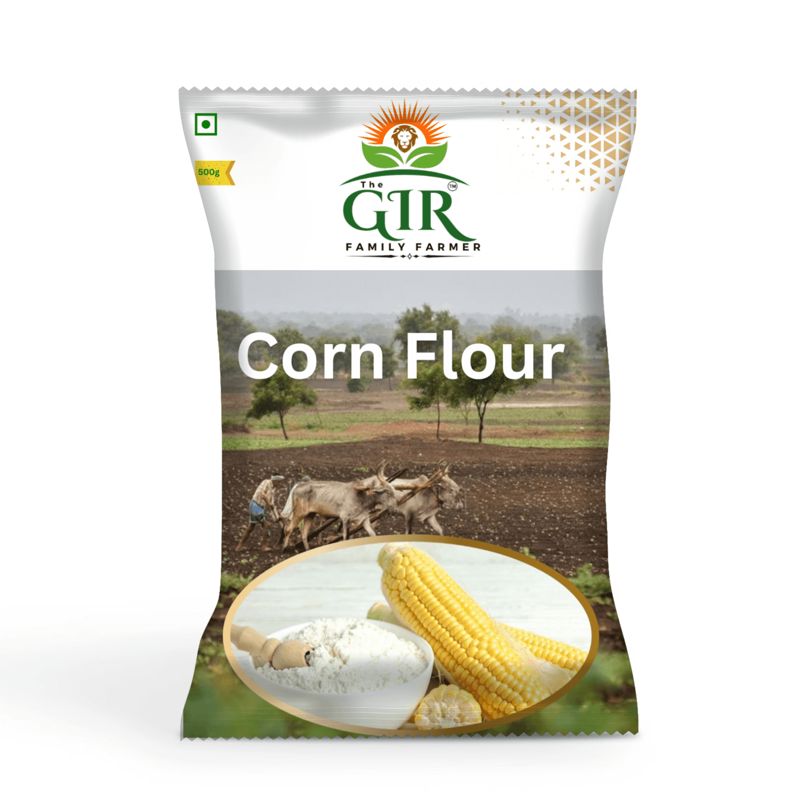 THE GIR FAMILY FARMER Whole Corn Flour - Authentic and Naturally ProceTHE GIR FARMER